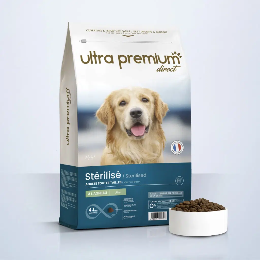 ULTRA PREMIUM Croquettes Super Premium Chien stérilisé - Crocro Score