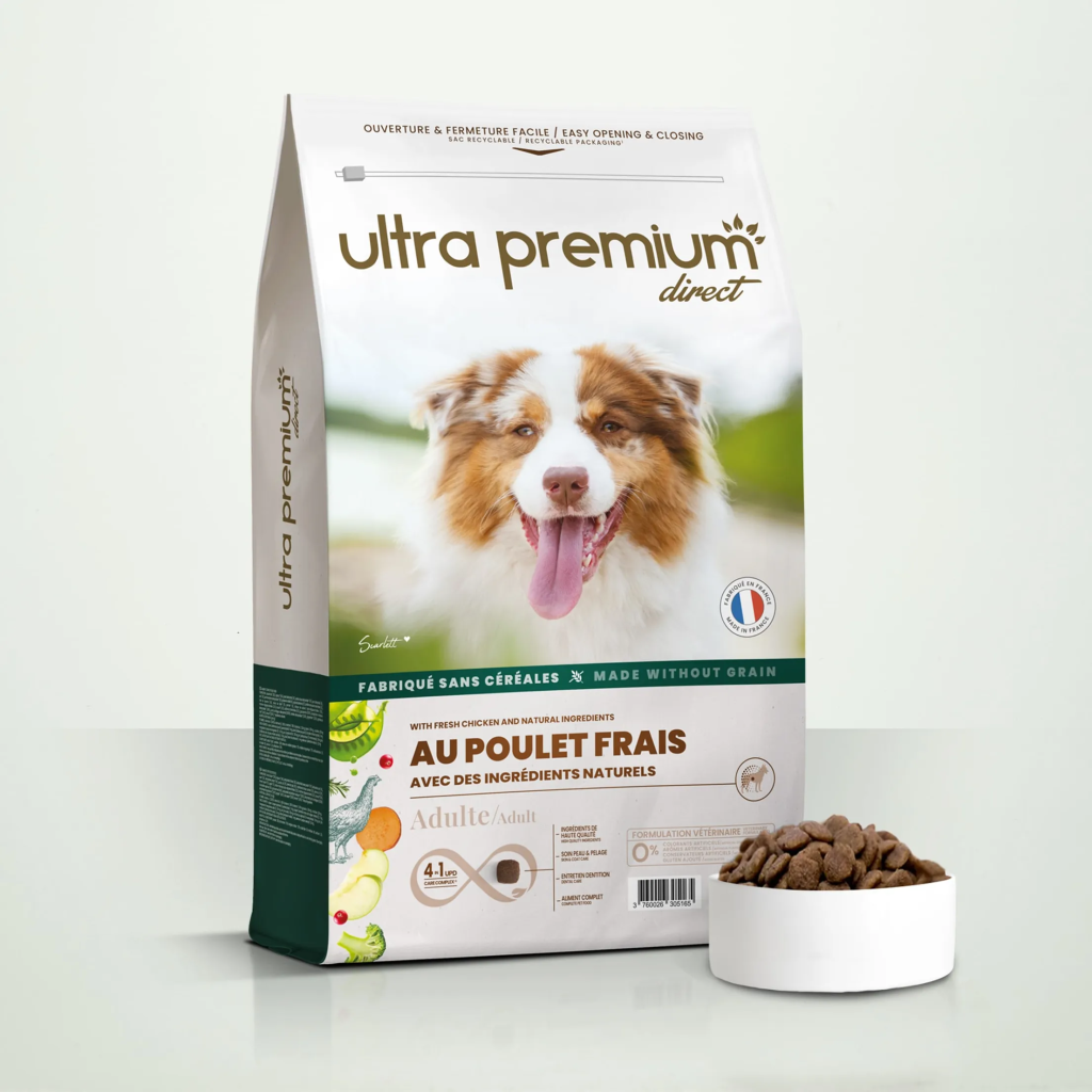 ULTRA PREMIUM Croquettes sans céréales Au poulet frais - Adulte - Crocro Score