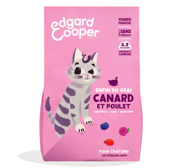 EDGARD & COOPER Canard & Poulet Frais (Chatons) - Crocro Score D