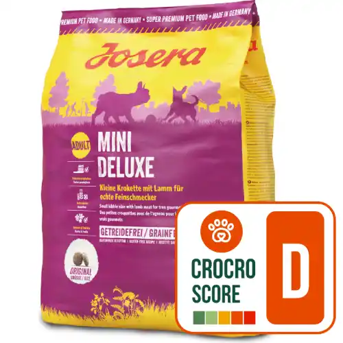 Croquettes Josera mini deluxe - crocro score