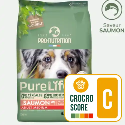 pro nutrition pure life saumon crocro score