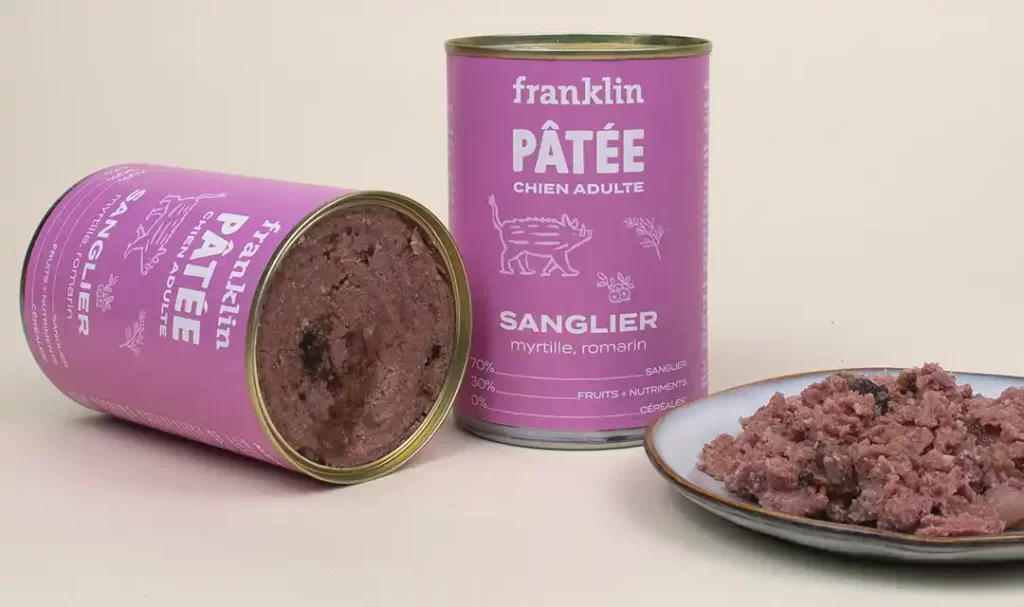 Pâtées pour chiens hypoallergéniques Franklin