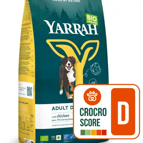 Yarrah Bio Croquettes biologiques au poulet pour chien adulte - Crocro Score