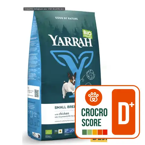 YARRAH Croquettes biologiques pour chien de petite race - Crocro Score