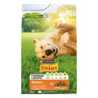 FRISKIES BALANCE - Croquettes pour chien au Poulet, Bœuf et Légumes - CroCro Score