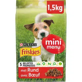 FRISKIES MINI MENU - Croquettes pour petit chien au Bœuf - CroCro Score