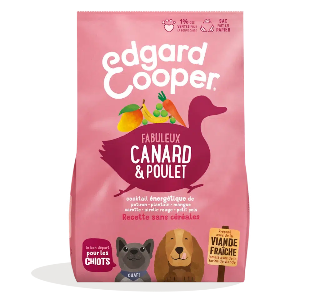 EDGARD & COOPER Canard & poulet frais (Chiot) - Crocro Score
