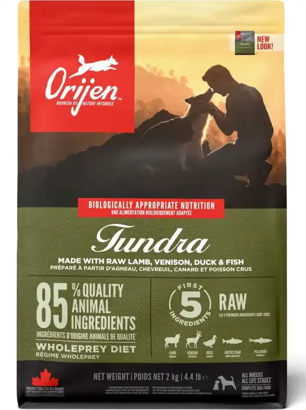 Croquettes Orijen Tundra Sans Céréales - Anayse Crocro Score