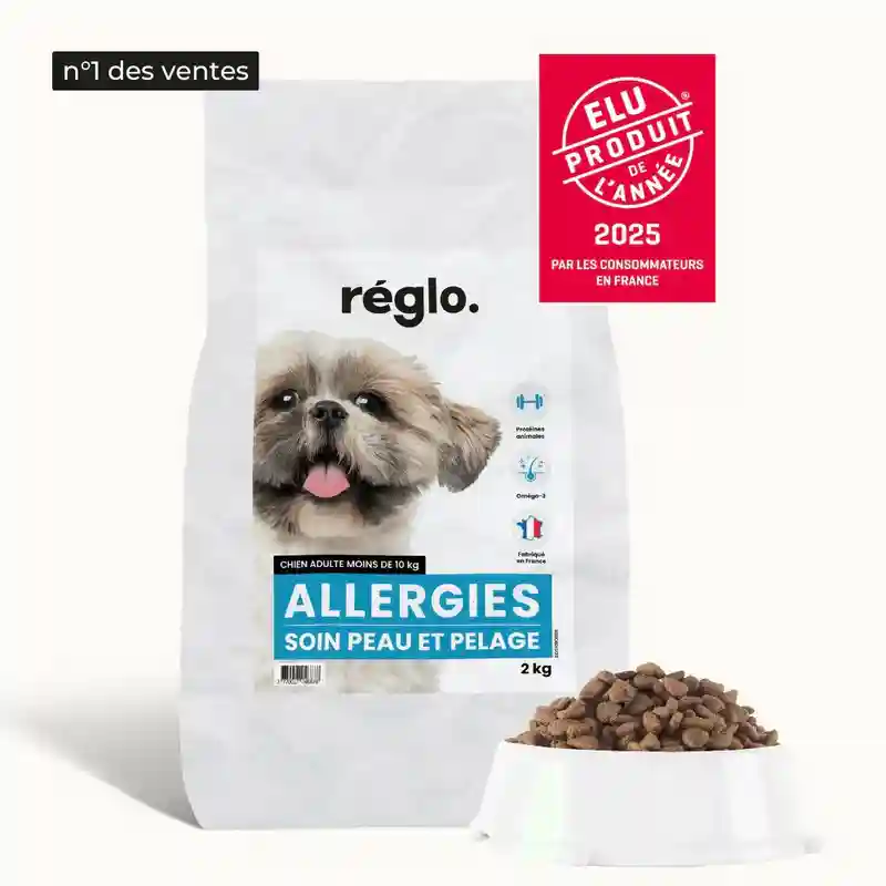 Réglo Croquettes Allergies (Chien Adulte Moins de 10 kg) - Crocro Score