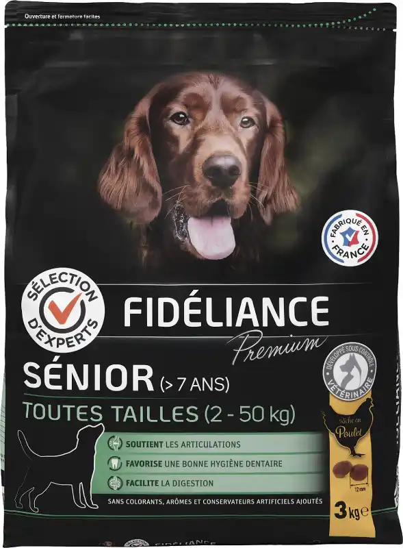 Fideliance Senior Poulet - Crocro score et analyse