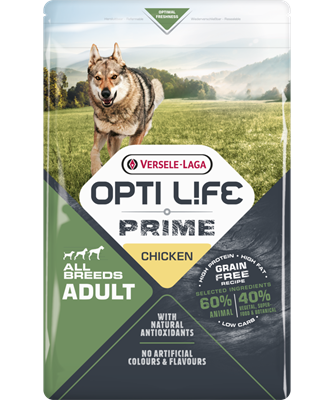 OptiLife Prime Adult Chicken (Sans Céréales) - crocro score analyse