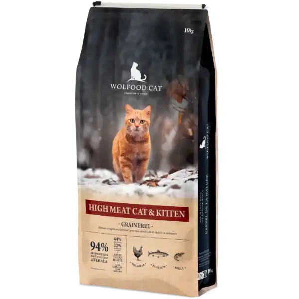 Wolfood High Meat Cat & Kitten - Crocro Score Analyse