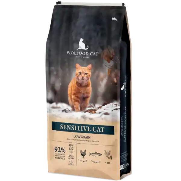 Wolfood Sensitive Cat Low Grain - Crocro Score Analyse